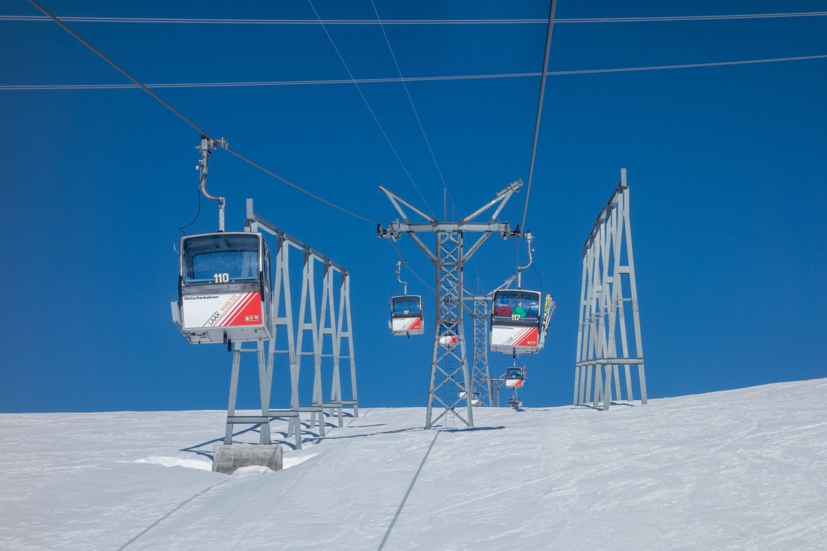 Kabinenbahn Crap Masegn-Fuorcla-Vorab, Februar 2019