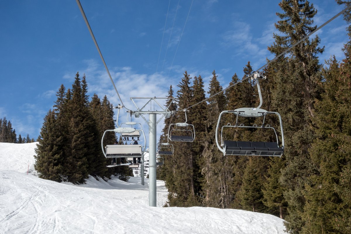 Sesselbahn Curnius-Crap Sogn Gion, Februar 2019