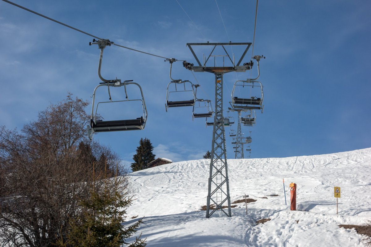 Sesselbahn Flims-Foppa, Februar 2019