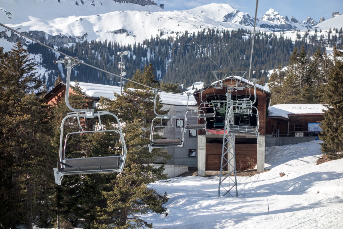 Sesselbahn Flims-Foppa, Februar 2019
