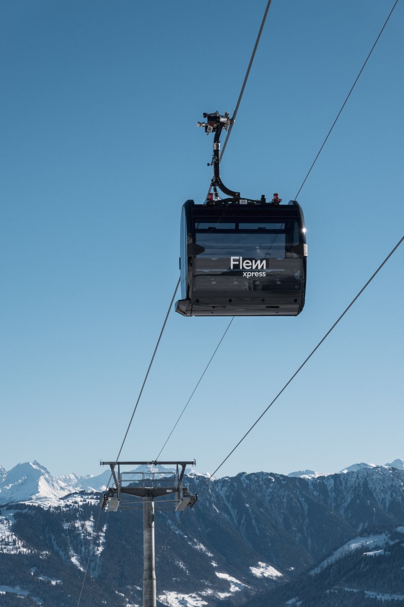 FlemXpress Ropetaxi in Flims-Laax