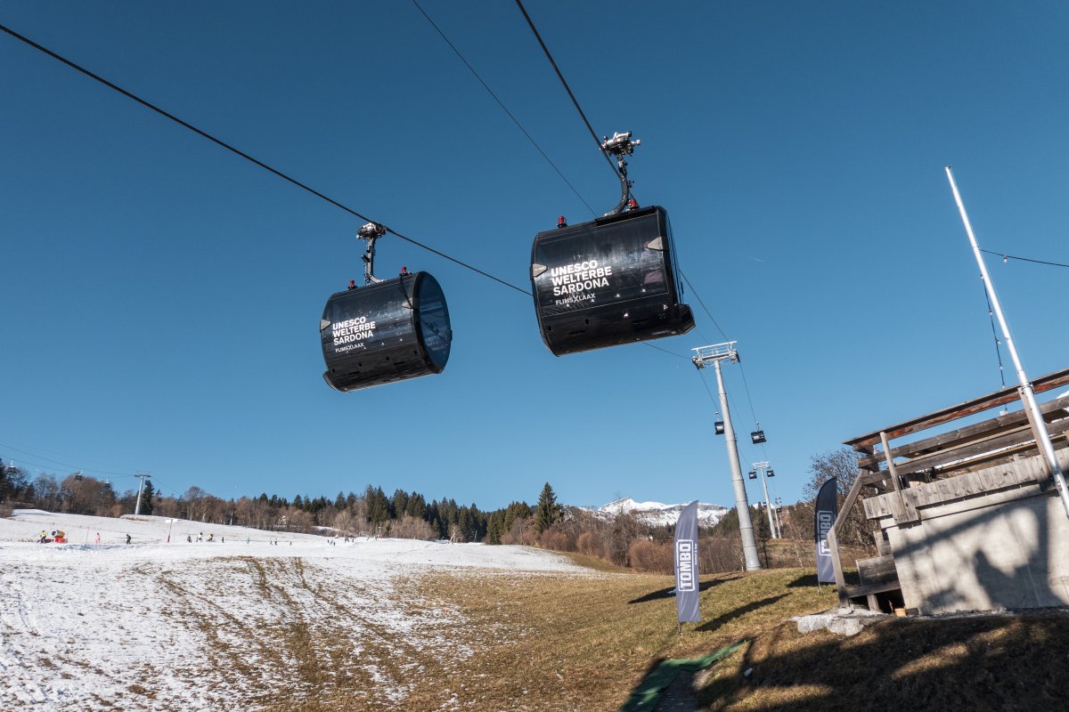 Kabinenbahn Flims-Foppa, Dezember 2025