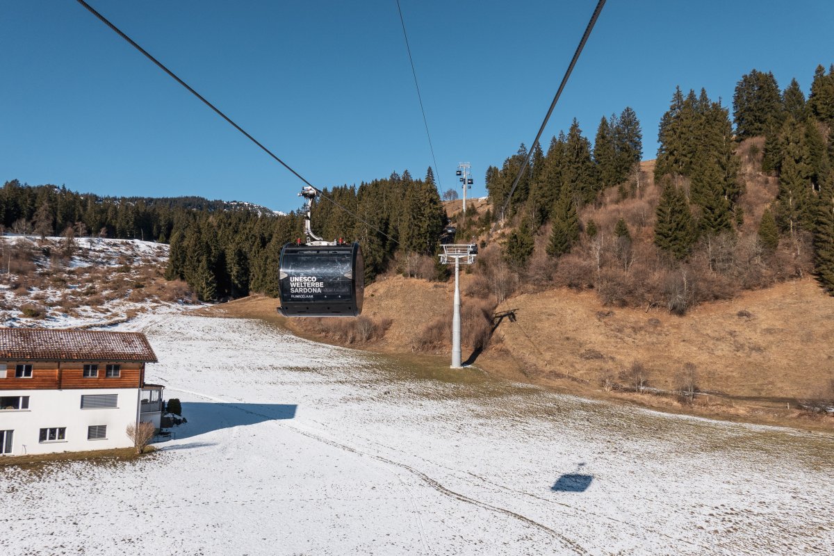 Kabinenbahn Flims-Foppa, Dezember 2025