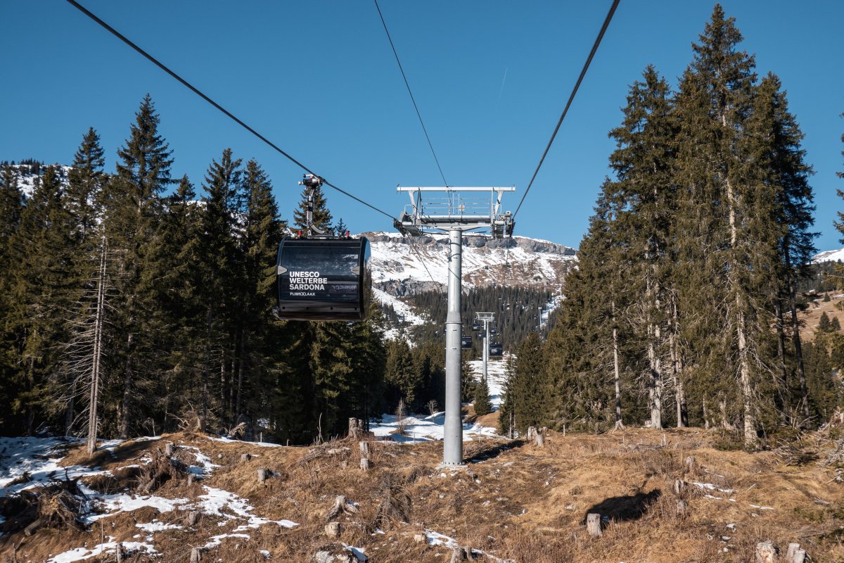 Kabinenbahn Foppa-Startgels, Dezember 2025