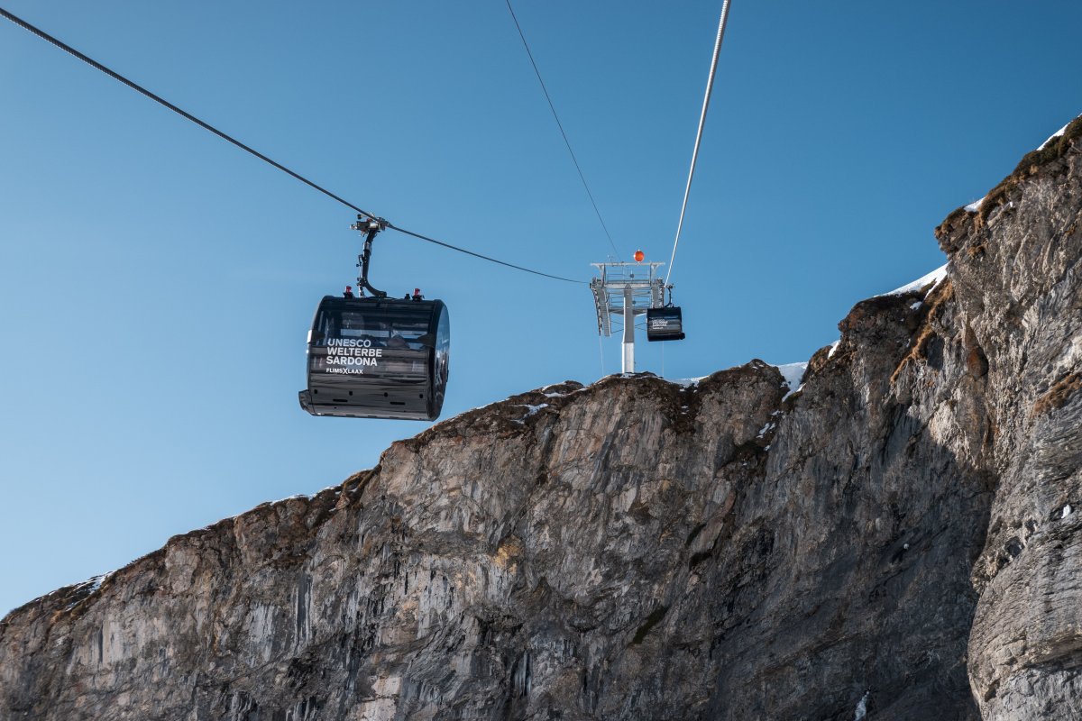Kabinenbahn Segnes-Nagens Sura, Dezember 2025
