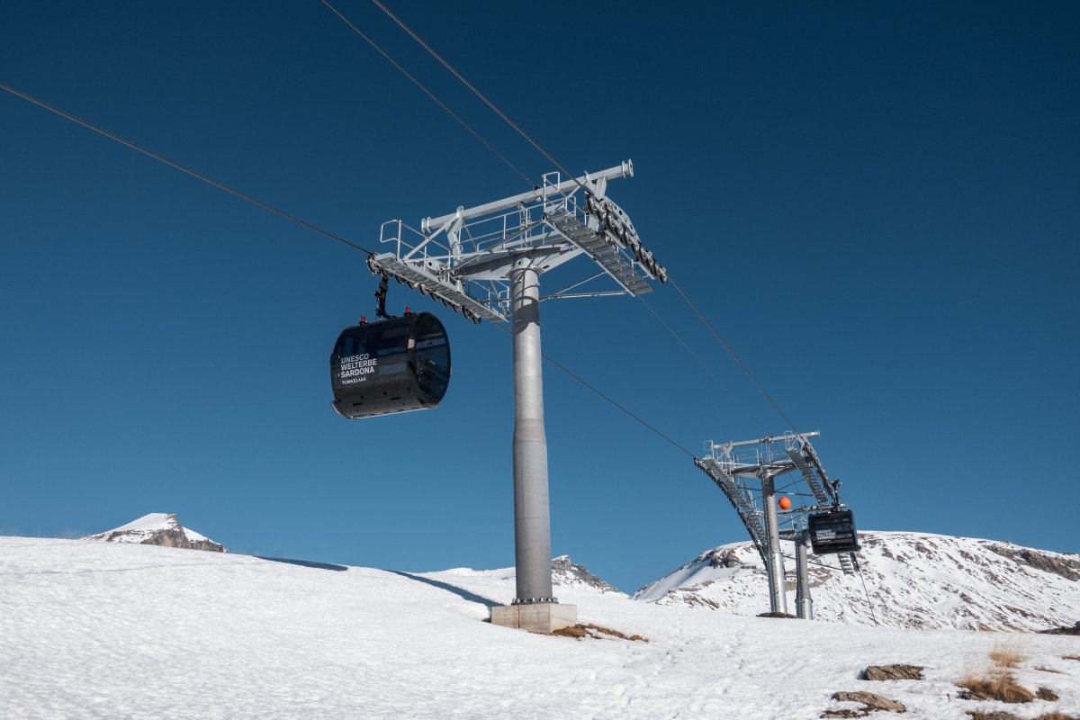 Kabinenbahn Segnes-Nagens Sura, Dezember 2025