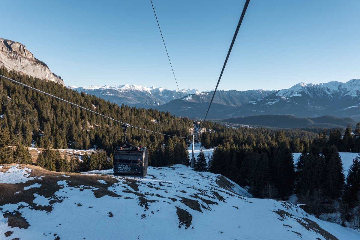 Kabinenbahn Foppa-Startgels, Dezember 2025