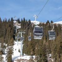 Kabinenbahn Plaun-Scansinas, Februar 2019