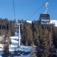 Kabinenbahn Plaun-Scansinas, Februar 2019