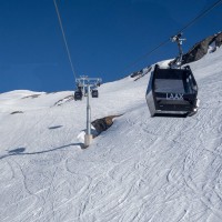 Kabinenbahn Sogn Martin-La Siala, Februar 2019