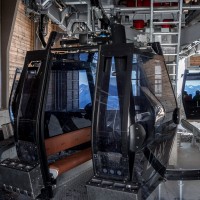 Bergstation der Kabinenbahn Sogn Martin-La Siala, Februar 2019