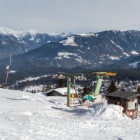 Talstation des Schlepplifts Spaligna-Cavreinas, Februar 2019