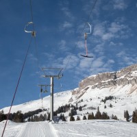 Schlepplift Spaligna-Cavreinas, Februar 2019