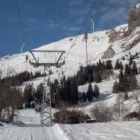 Schlepplift Spaligna-Cavreinas, Februar 2019