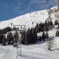 Schlepplift Spaligna-Cavreinas, Februar 2019