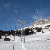 Schlepplift Spaligna-Cavreinas, Februar 2019