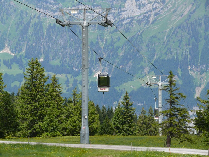 Kabinenbahn Prodalp, Juli 2008