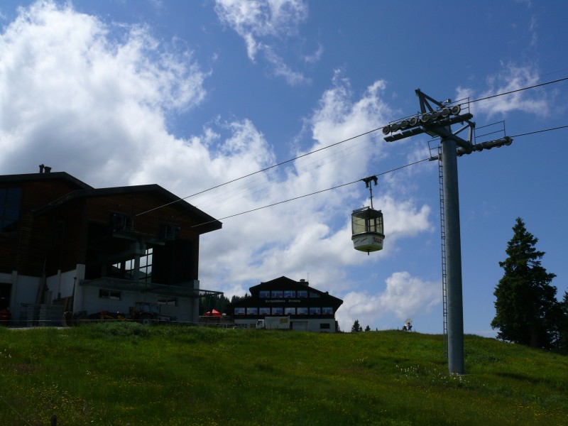 Kabinenbahn Prodalp, Juli 2008