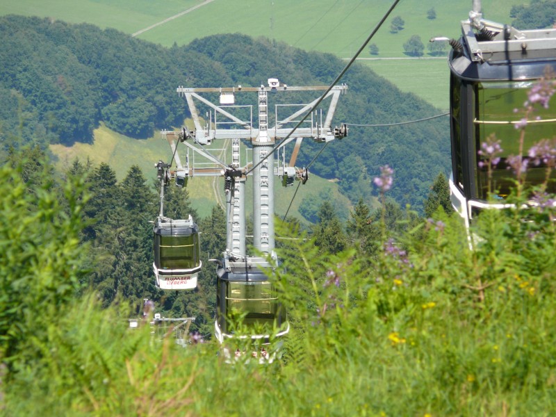 Kabinenbahn Prodalp, Juli 2008