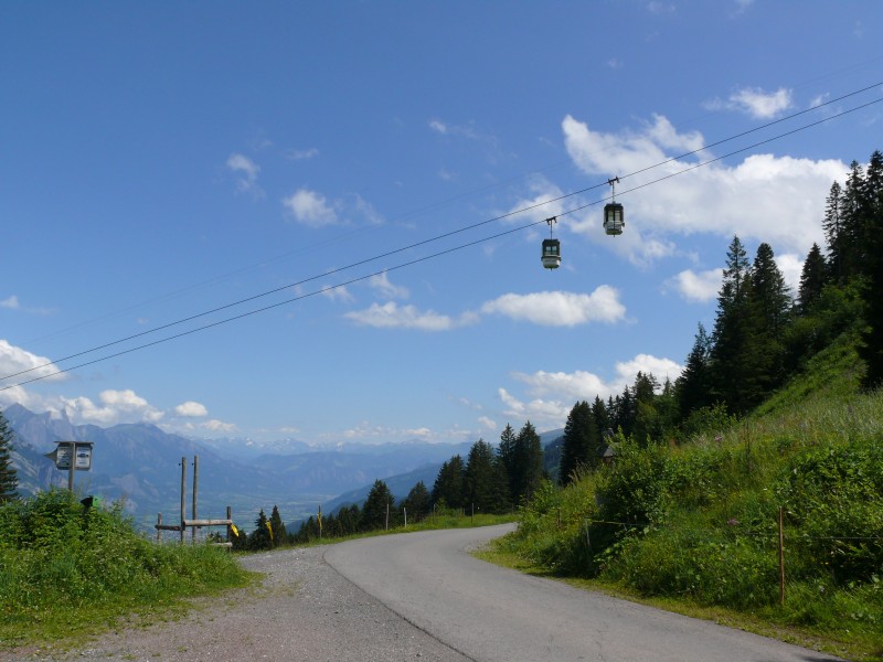 Kabinenbahn Prodalp, Juli 2008