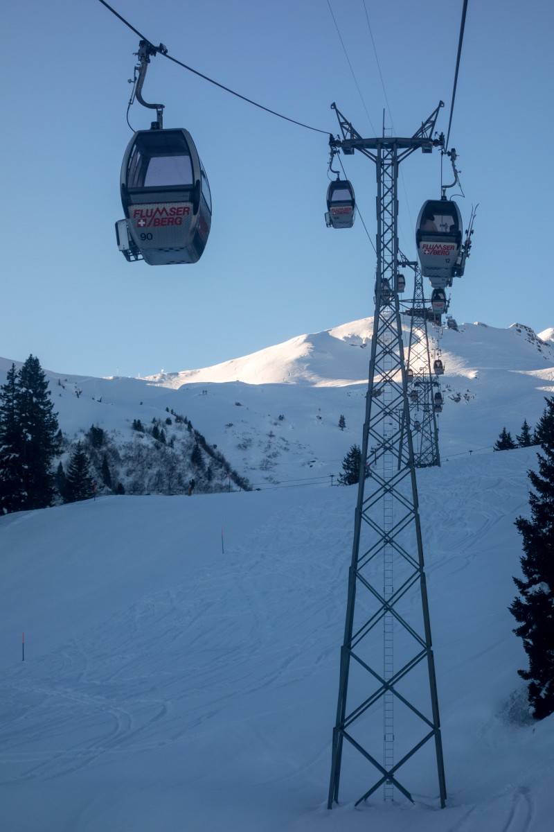 Kabinenbahn Tannenboden-Maschgenkamm, Dezember 2017