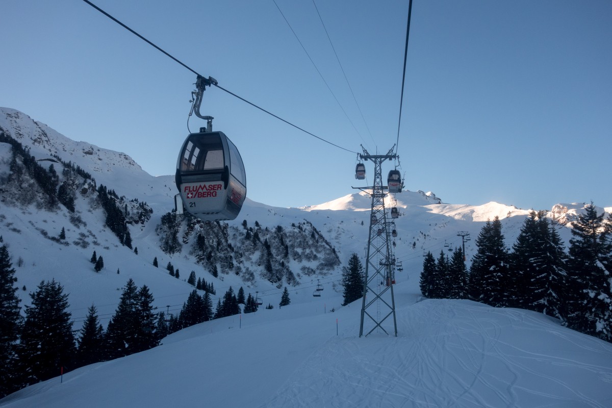 Kabinenbahn Tannenboden-Maschgenkamm, Dezember 2017
