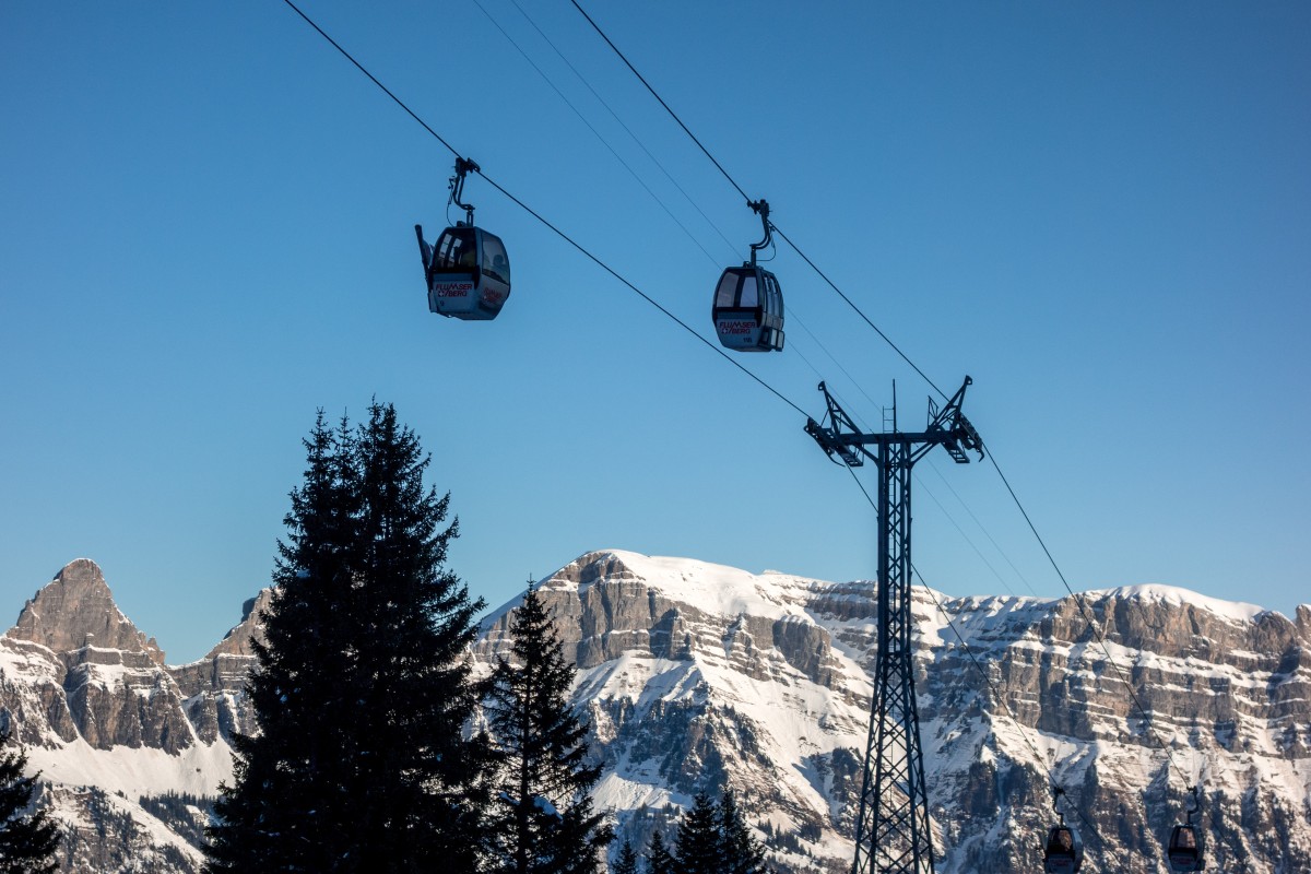 Kabinenbahn Tannenboden-Maschgenkamm, Dezember 2017