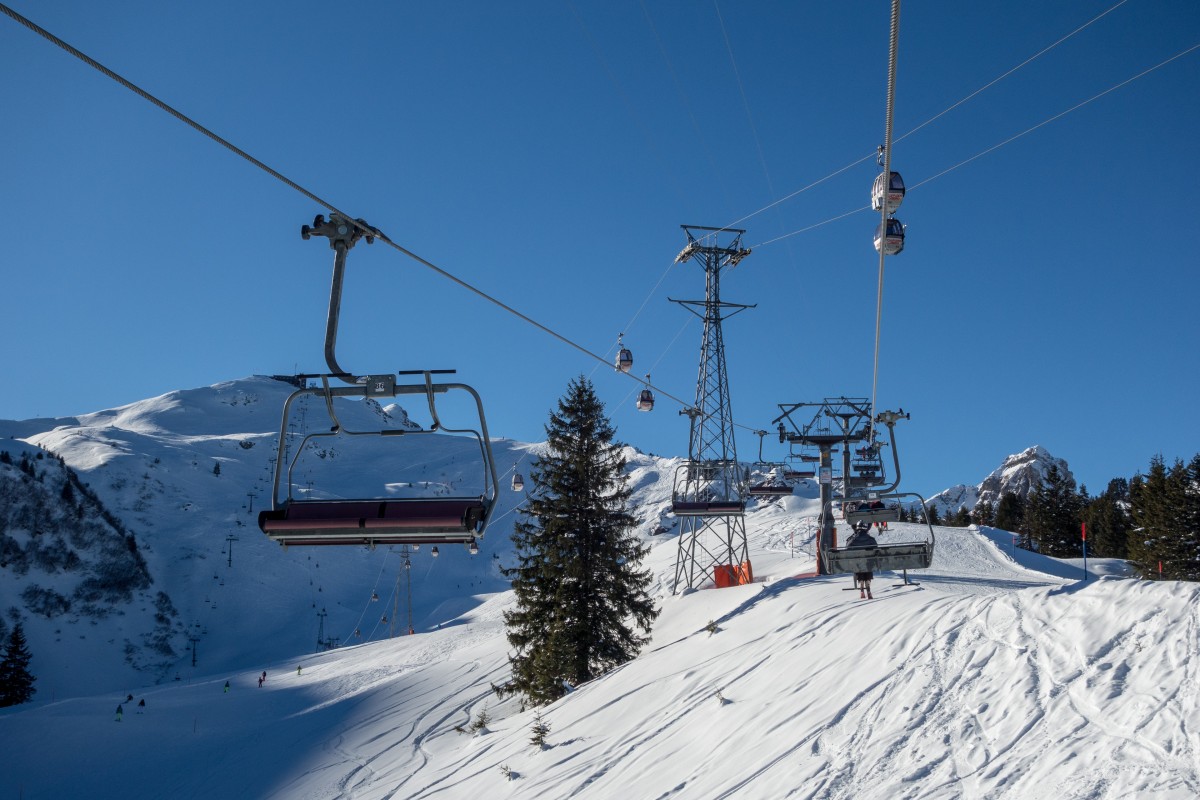 Sesselbahn Chrüz-Stelli, Dezember 2017