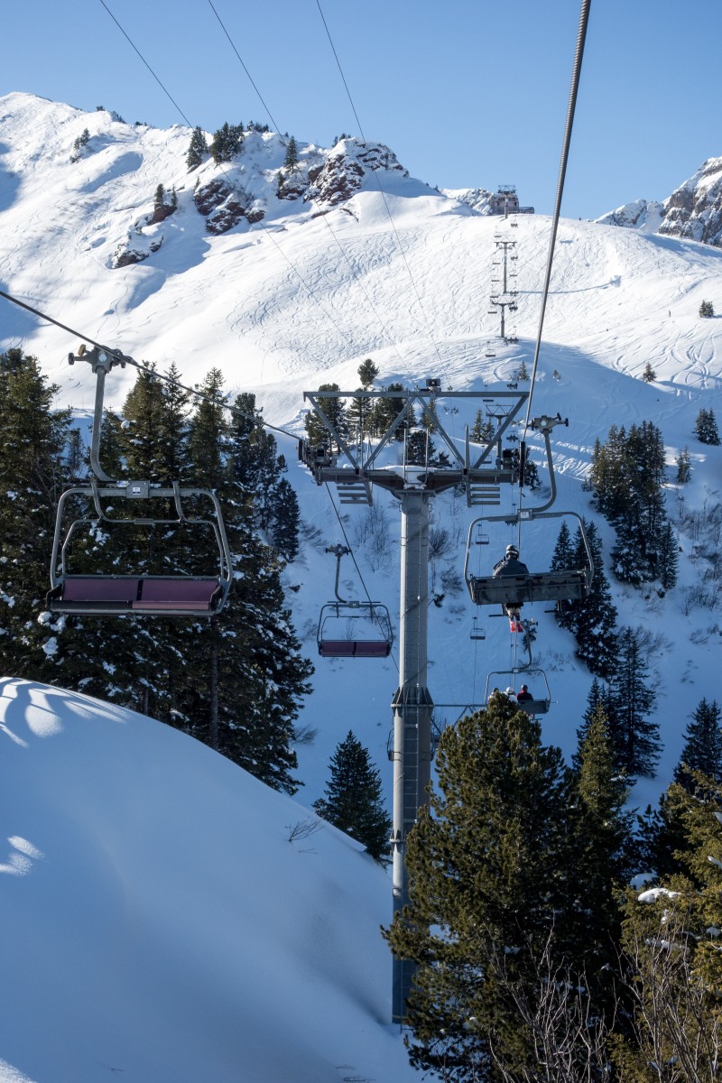Sesselbahn Chrüz-Stelli, Dezember 2017