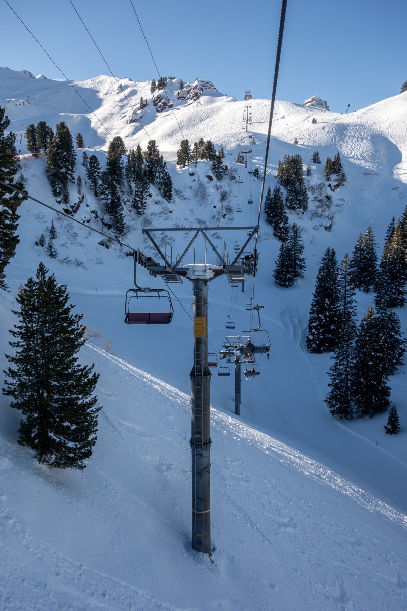 Sesselbahn Chrüz-Stelli, Dezember 2017