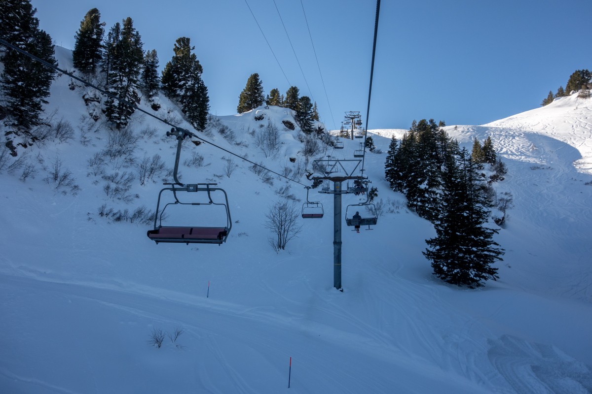 Sesselbahn Chrüz-Stelli, Dezember 2017