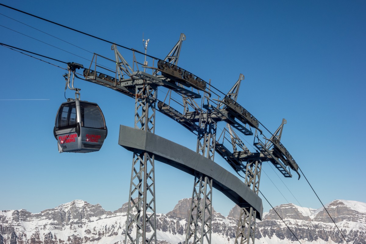 Kabinenbahn Tannenboden-Maschgenkamm, Dezember 2017