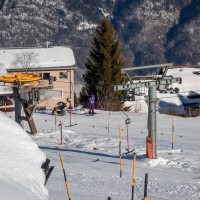 Talstation des Schlepplifts Tannenboden, Dezember 2017