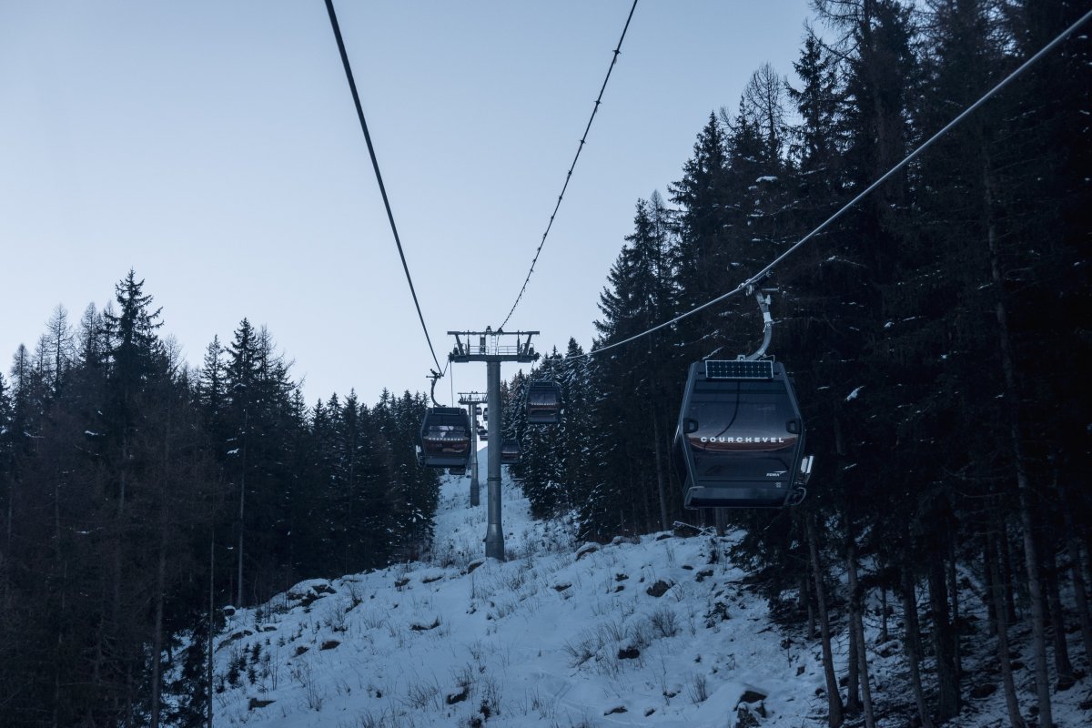 Kabinenbahn Le Praz, Februar 2025