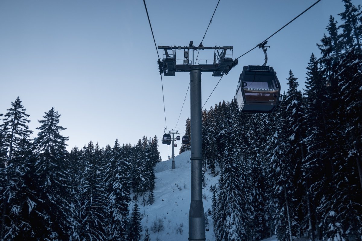 Kabinenbahn Le Praz, Februar 2025