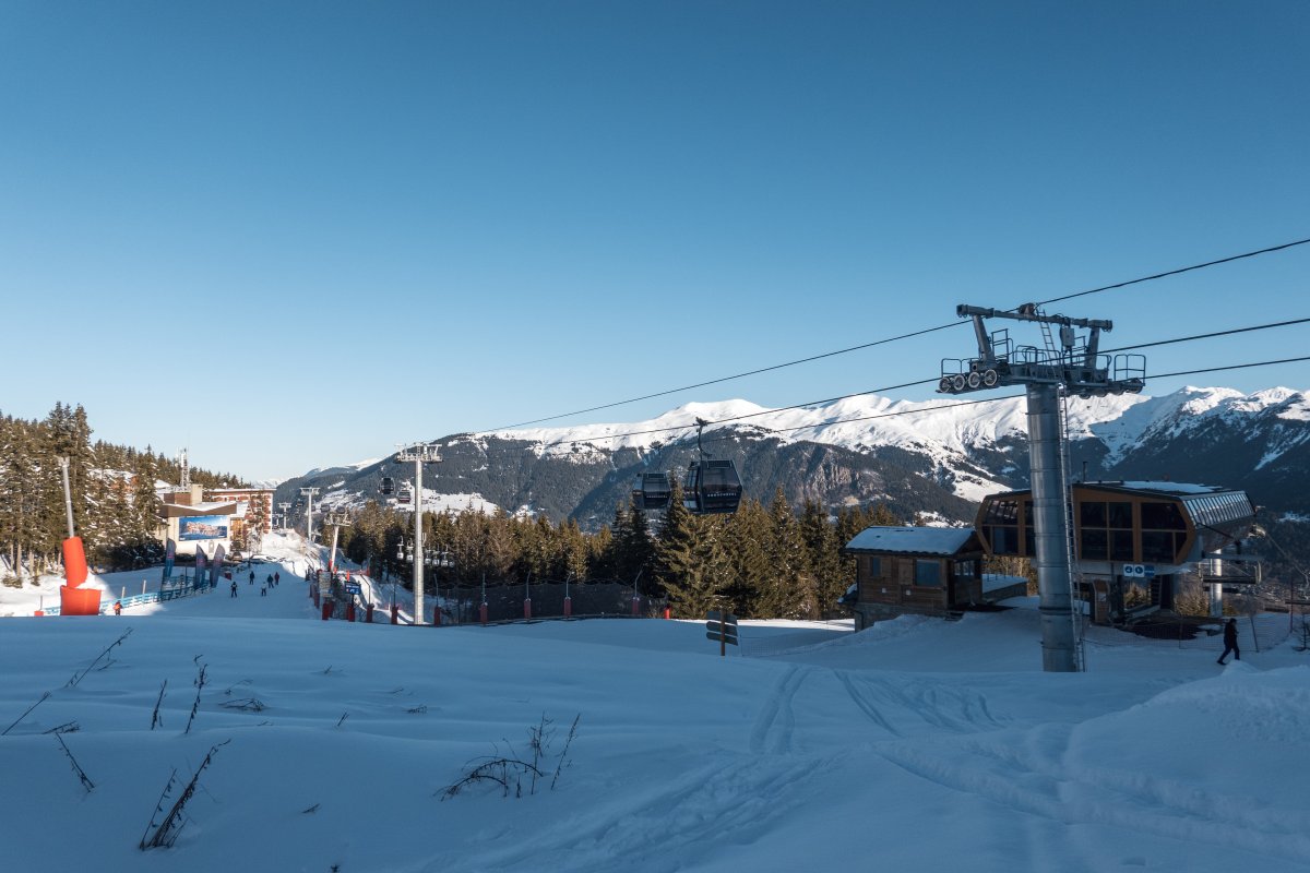 Kabinenbahn Le Praz, Februar 2025