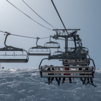 Sesselbahn Tommeuses, April 2024