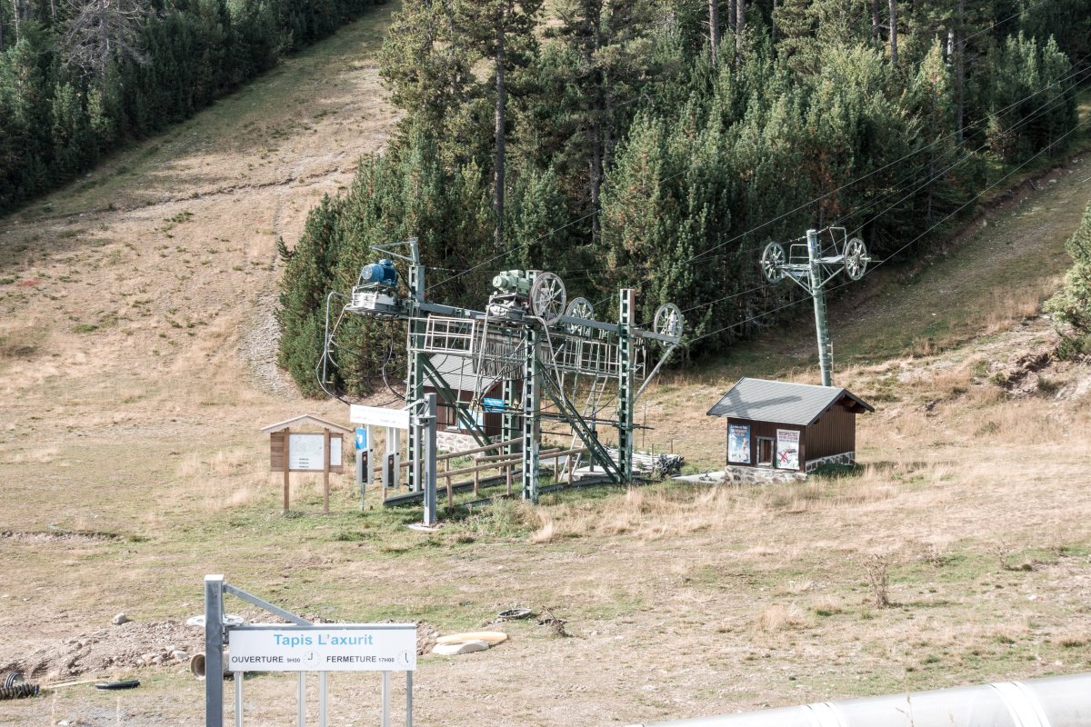 Skigebiet Formiguères, September 2018