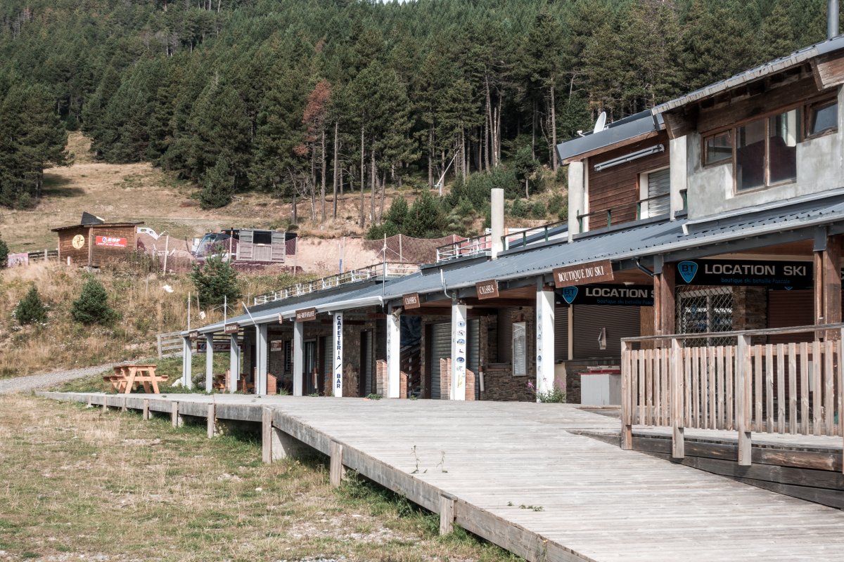 Skigebiet Formiguères, September 2018
