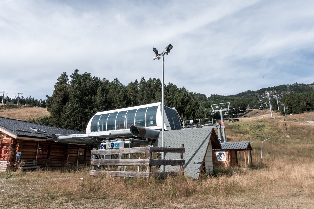 Skigebiet Puyvalador, August 2018
