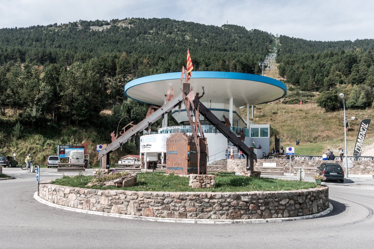 Skigebiet Les Angles, September 2018