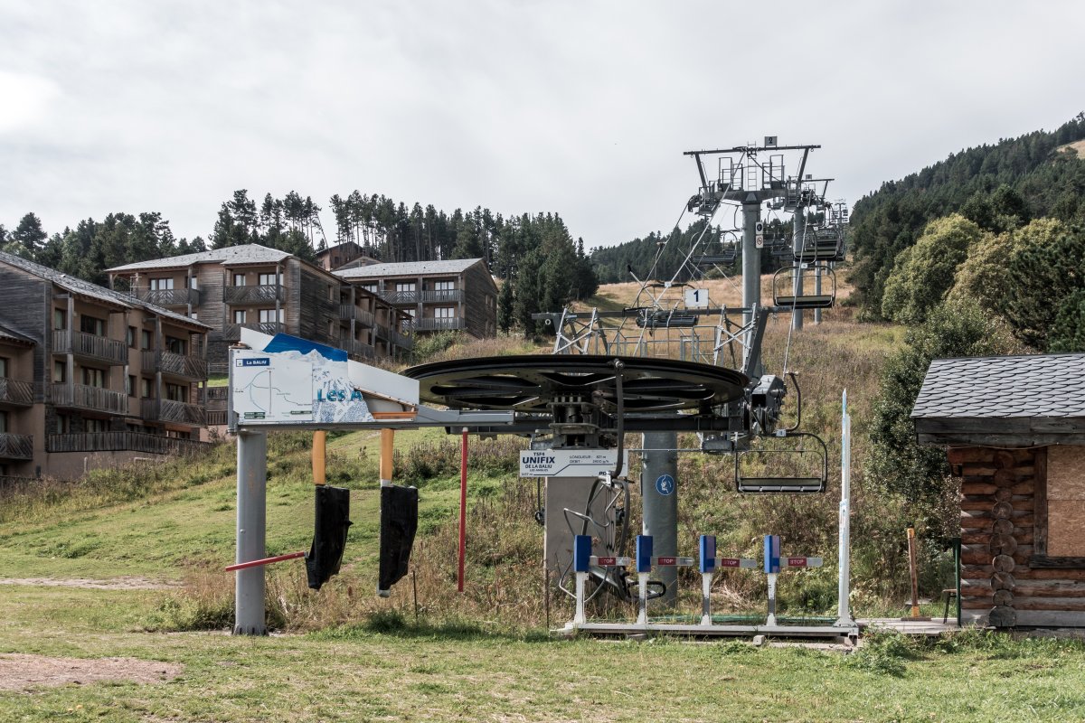 Skigebiet Les Angles, September 2018