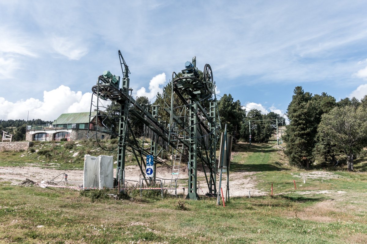 Skigebiet Font-Romeu-Pyrenées 2000, September 2018
