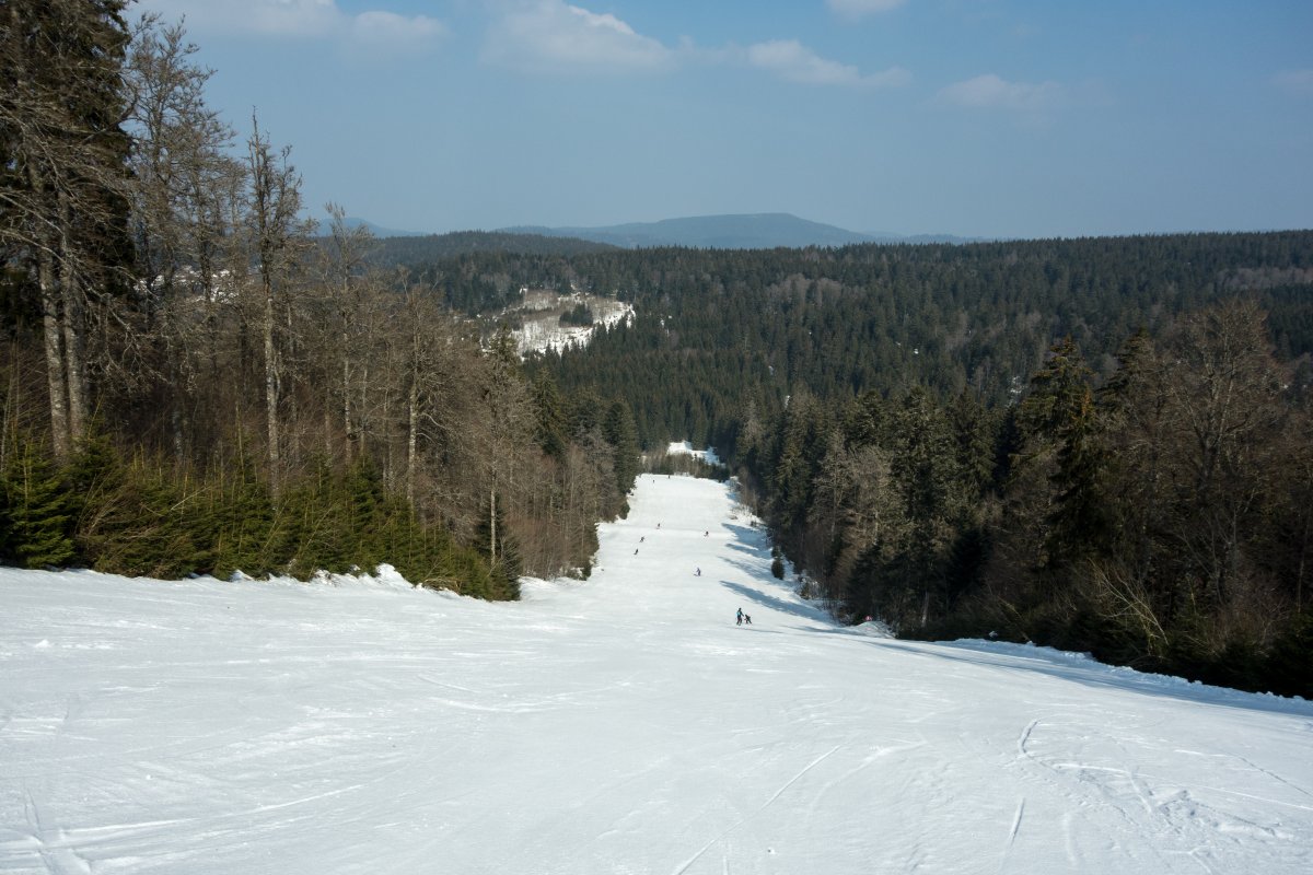 Adlerpiste mit Panorama