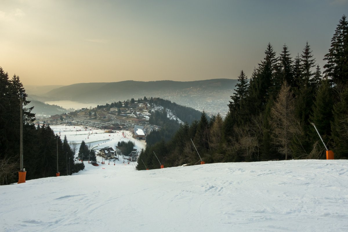 Sonnenuntergang über Gérardmer