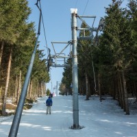 Schlepplift Les Hêtres, März 2015