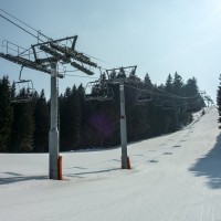 Sesselbahn Tête de Grouvelin, März 2015