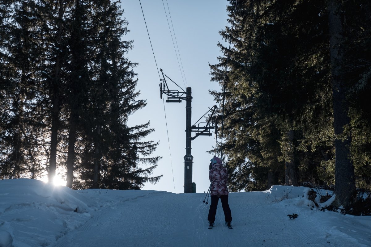 Schlepplift Côte Soleil, Februar 2025