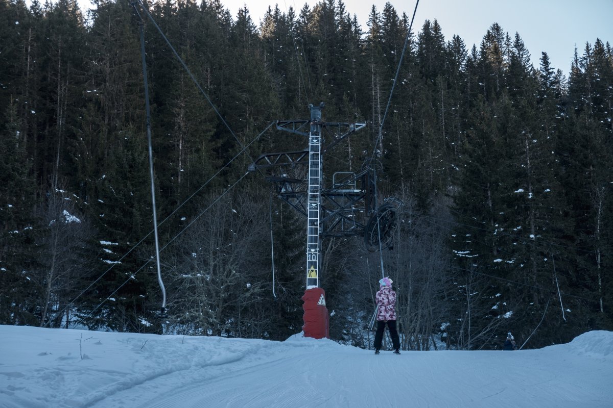 Schlepplift Côte Soleil, Februar 2025