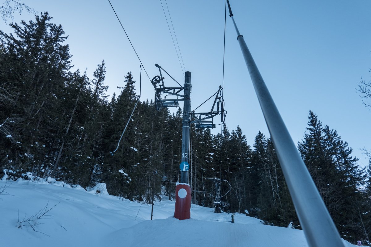 Schlepplift Côte Soleil, Februar 2025